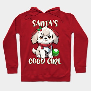 Copy of Santa's Good Girl Christmas Puppy Hoodie